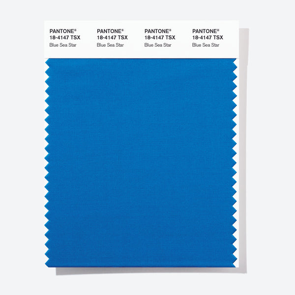 Pantone Polyester Swatch Card 18-4147 TSX Blue Sea Star - Columbia