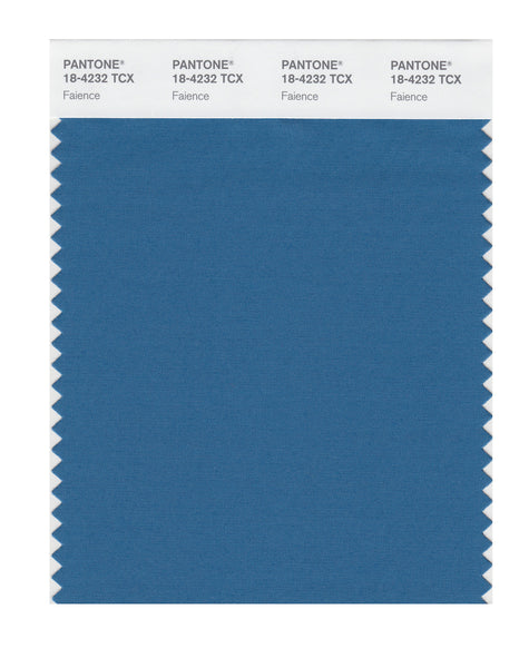 Pantone SMART Color Swatch Card 18-4232 TCX Faience - Columbia