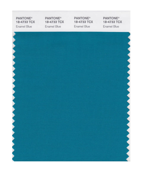 Pantone SMART Color Swatch Card 18-4733 TCX Enamel Blue - Columbia