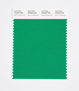 Pantone SMART Color Swatch 18-6033 TCX Green Tambourine