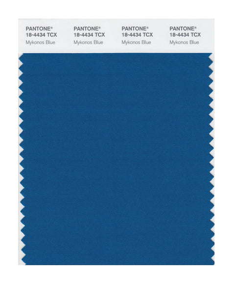 NEWYEAR ⑲ Pantone SMART Color Swatch Card 18-4434 TCX Mykonos Blue
