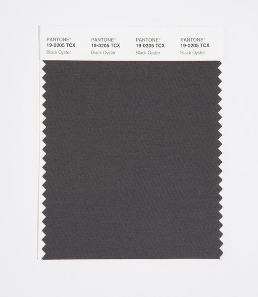 Pantone SMART Color Swatch Card 19-0205 TCX Black Oyster