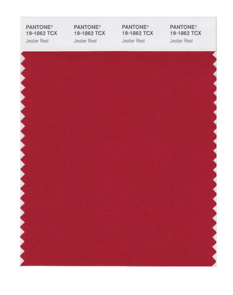 Pantone SMART Color Swatch Card 19-1862 TCX Jester Red - Columbia
