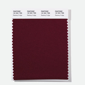 Pantone Polyester Swatch Card 19-1941 TSX Rasberry Fudge