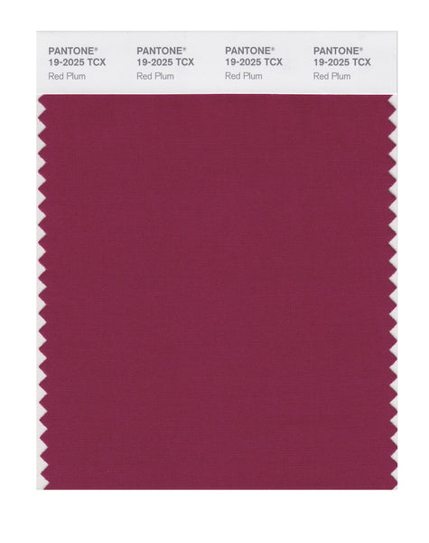 Pantone SMART Color Swatch Card 19-2025 TCX Red Plum - Columbia