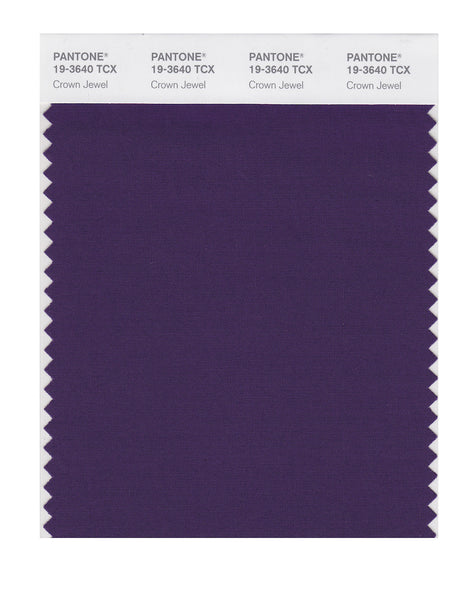 Pantone SMART Color Swatch Card 19-3640 TCX Crown Jewel