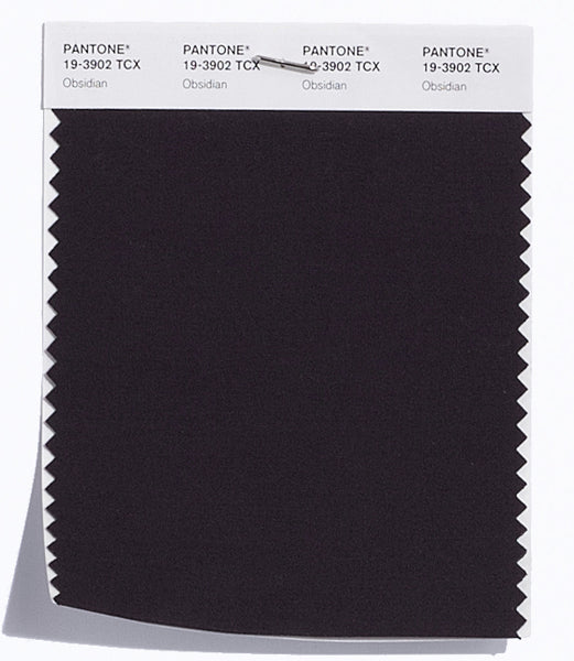 Pantone SMART Color Swatch Card 19-3902 TCX Obsidian - Columbia
