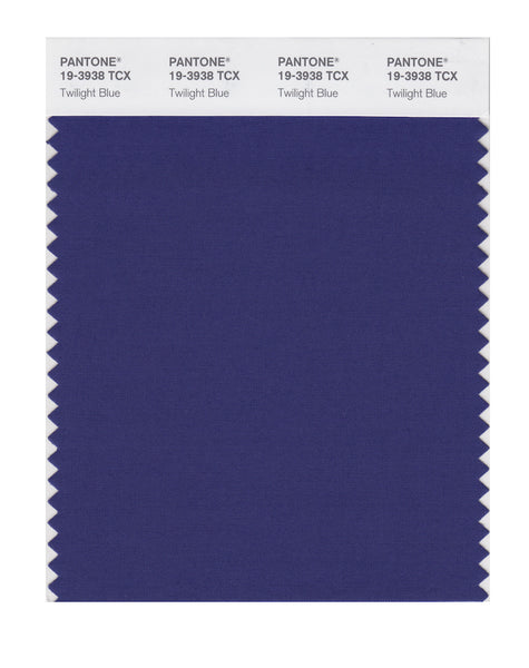 Pantone SMART Color Swatch Card 19-3938 TCX Twilight Blue