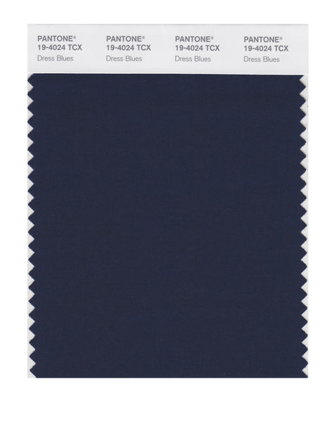 Pantone SMART Color Swatch Card 19-4024 TCX (Dress Blues)