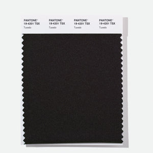 Pantone Polyester Swatch Card 19-4201 TSX Tuxedo