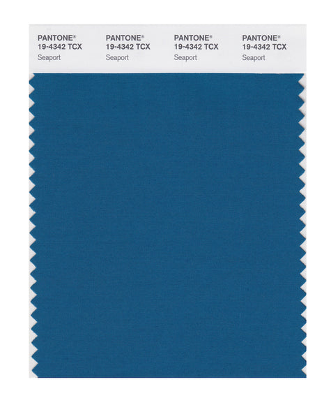 Pantone SMART Color Swatch Card 19-4342 TCX Seaport - Columbia