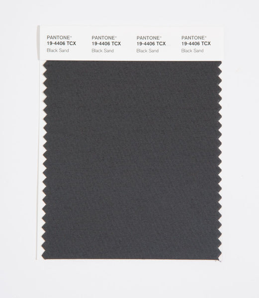 Pantone SMART Color Swatch Card 19-4406 TCX Black Sand - Columbia