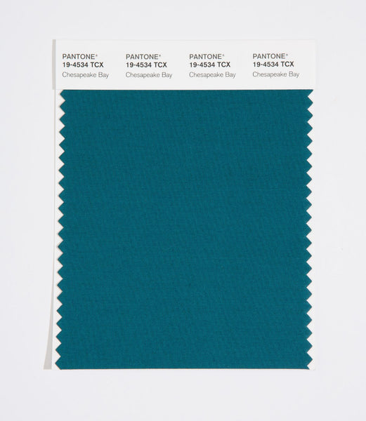 Pantone SMART Color Swatch Card 19-4534 TCX Chesapeake Bay
