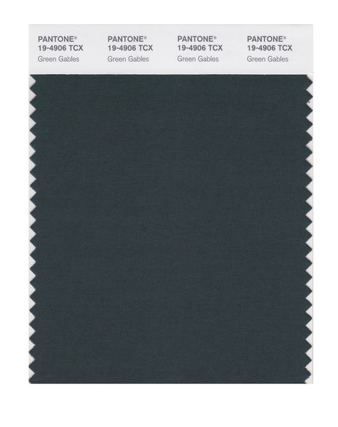 Pantone SMART Color Swatch Card 19-4906 TCX Green Gables