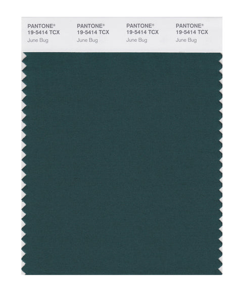 ❁⃘*.゜ Pantone SMART Color Swatch Card 19-5414 TCX June Bug - Columbia