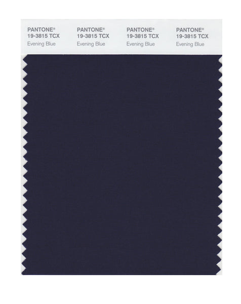 Pantone SMART Color Swatch Card 19-3815 TCX Evening Blue