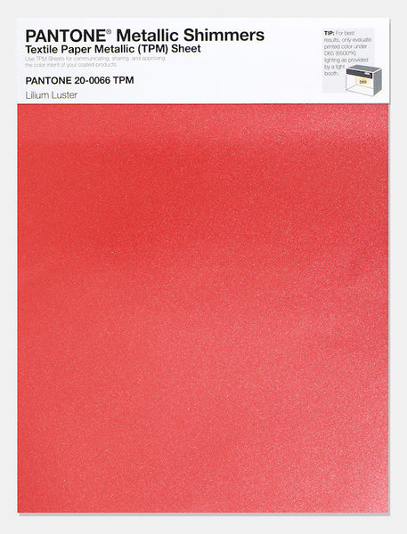 Metallic Shimmers Textile Paper Metallic [TPM] Sheet 20-0066 TPM