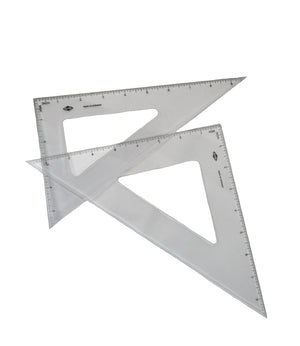 Alvin 30°/60° Clear Triangle (Multiple Sizes)