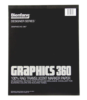 Bienfang 360 Graphics Pad, 50 Sheets/Pad (Various Sizes)