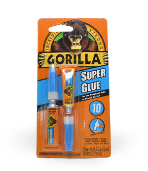 Gorilla Super Glue, 3gm, 2tube/cd.