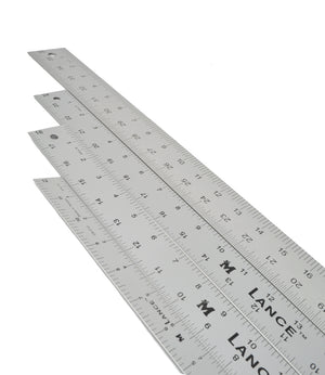 Aluminum Corkbacked Ruler (Multiple Sizes)