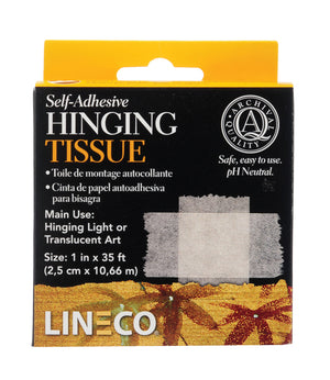 Lineco Mounting/Hinging Tissue, 1" x 35Ft Roll