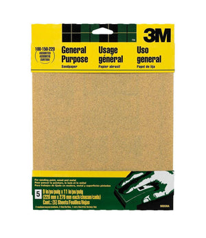 3M All Purpose Assorted Sandpaper Pack