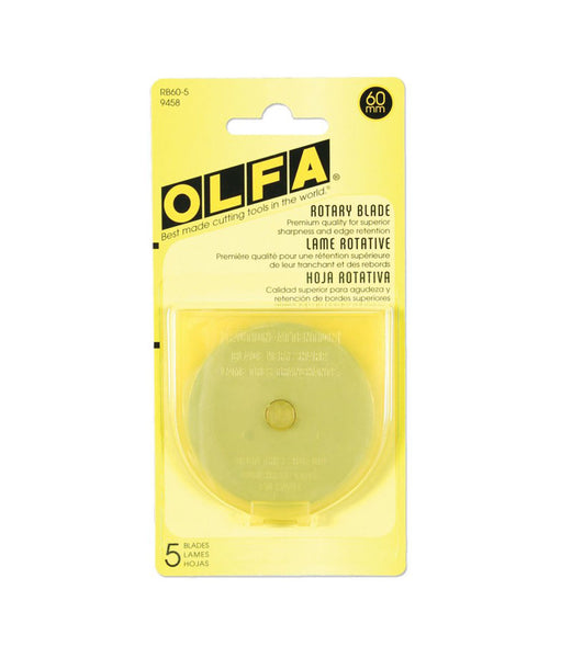 Olfa 60mm, Rotary Pack Refill (Pack of 1 and 5) - Columbia Omni Studio