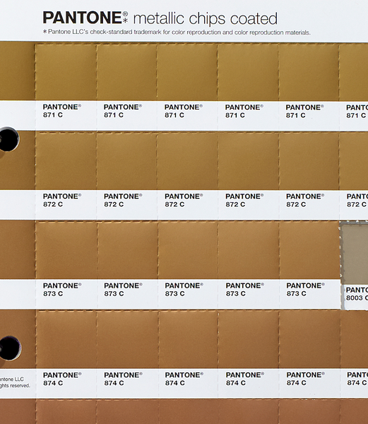 Buy Pantone Metallic Chips Coated Replacement Page C 41 - Columbia