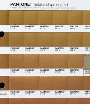 Pantone Metallic Chips Coated Replacement Page C 11