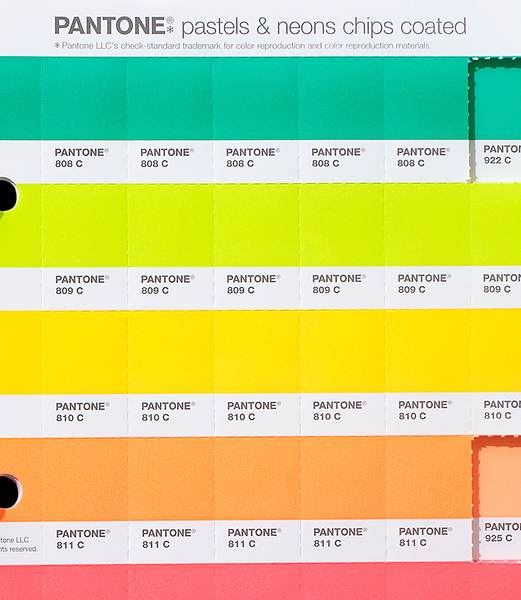 PANTONE® USA | Pastels & Neons Chips | Coated & Uncoated