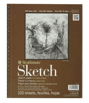 Strathmore 300 Series Sketch Pad/100 Sheets (Various Sizes)