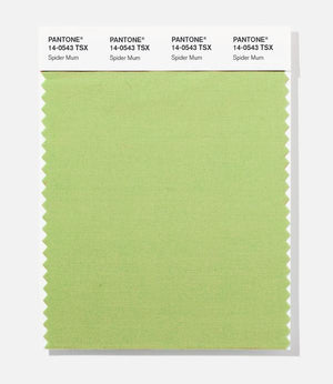 Pantone Polyester Swatch Card 14-0543 TSX Spider Mum