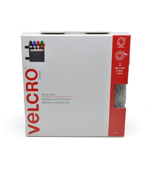 Velcro Brand Hook & Loop Strip Pack in White 15 Feet