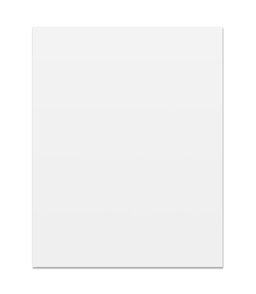 Outdoor Polycoated Posterboard - 28 x 44 x 6 Ply, White