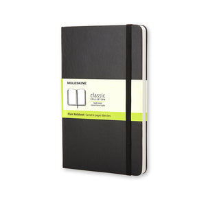 Pocket Moleskine Notebook  3-1/2" x 5-1/2", Black Cover (Various Styles)