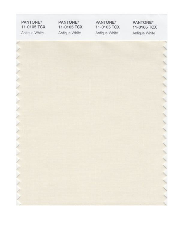 Pantone SMART Color Swatch Card 11-0105 TCX Antique White - Columbia ...
