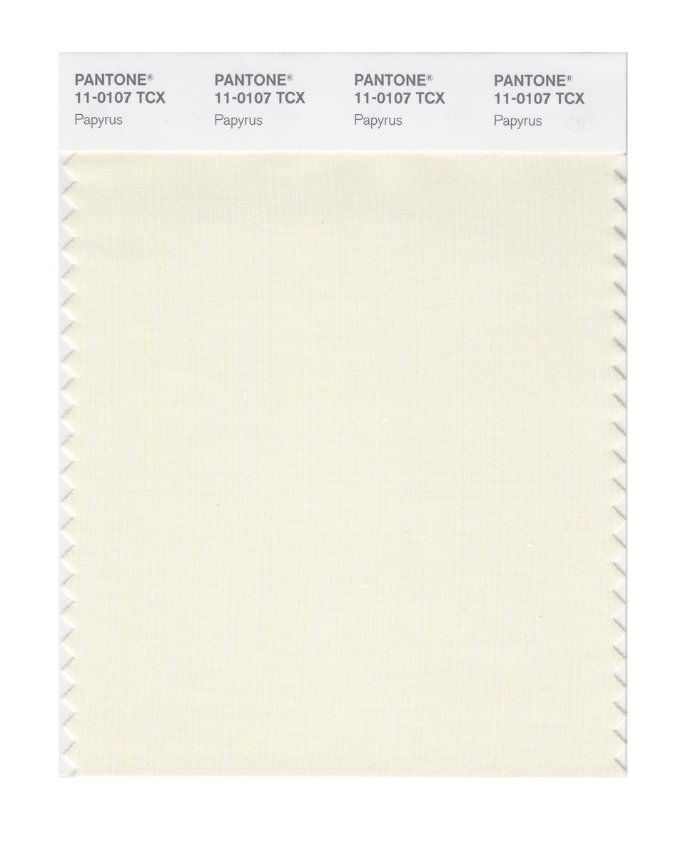 Papyrus Color Code Pantone SMART Color Swatch Card 11-0107 TCX Papyrus - Columbia Omni Studio