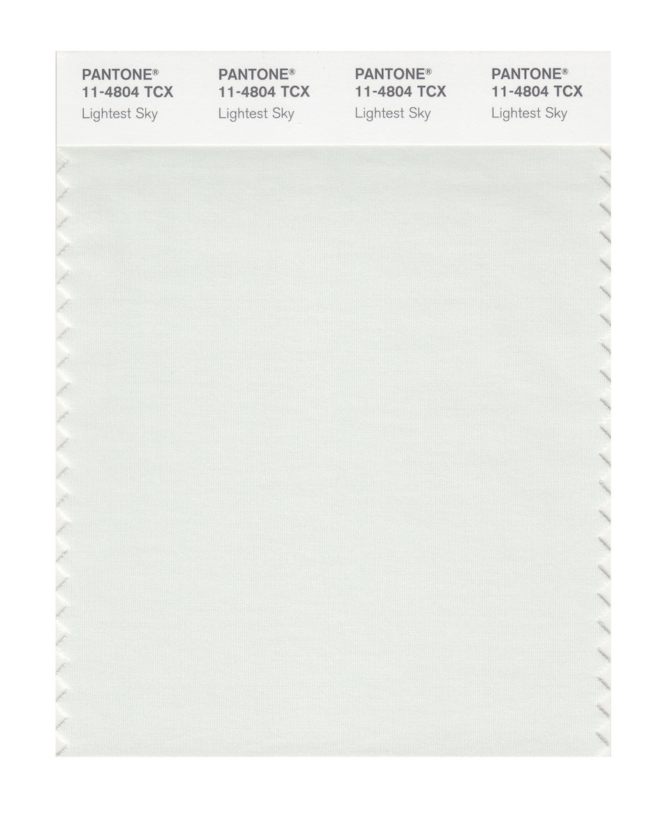 Pantone SMART Color Swatch Card 11-4804 TCX Lightest Sky - Columbia ...
