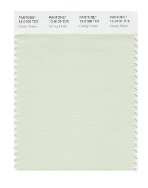 Pantone SMART Color Swatch 12-0108 TCX Canary Green
