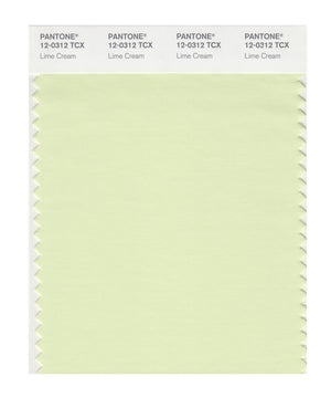 Pantone SMART Color Swatch 12-0312 TCX Lime Cream