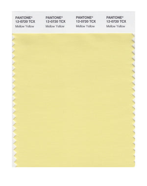 Pantone SMART Color Swatch 12-0720 TCX Mellow Yellow