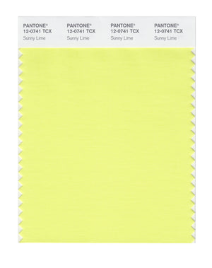 Pantone SMART Color Swatch 12-0741 TCX Sunny Lime