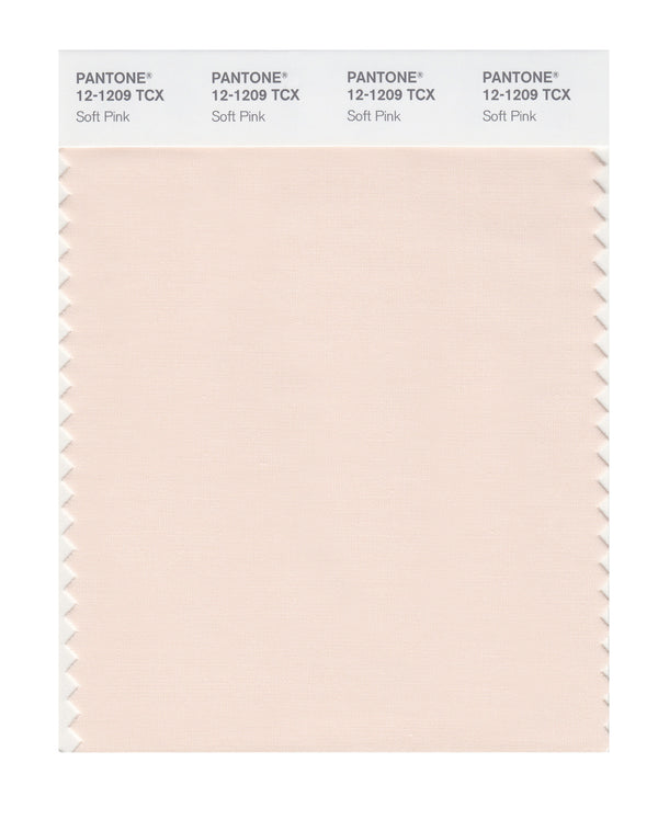 Pantone SMART Color Swatch Card 12-1209 TCX Soft Pink Columbia