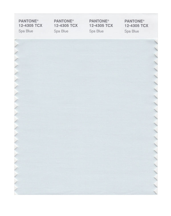 Wan Blue Pantone SMART Color Swatch Card 12-4305 TCX Spa Blue - Columbia Omni Studio