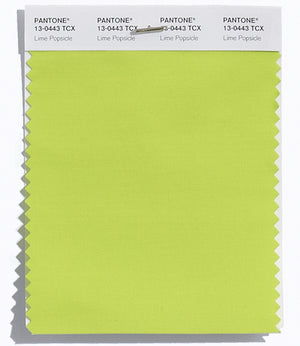 Pantone SMART Color Swatch 13-0443 TCX Lime Popsicle