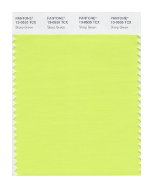 Pantone SMART Color Swatch 13-0535 TCX Sharp Green