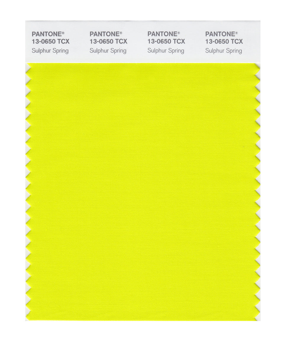 Pantone SMART Color Swatch Card 13-0650 TCX Sulphur Spring - Columbia ...
