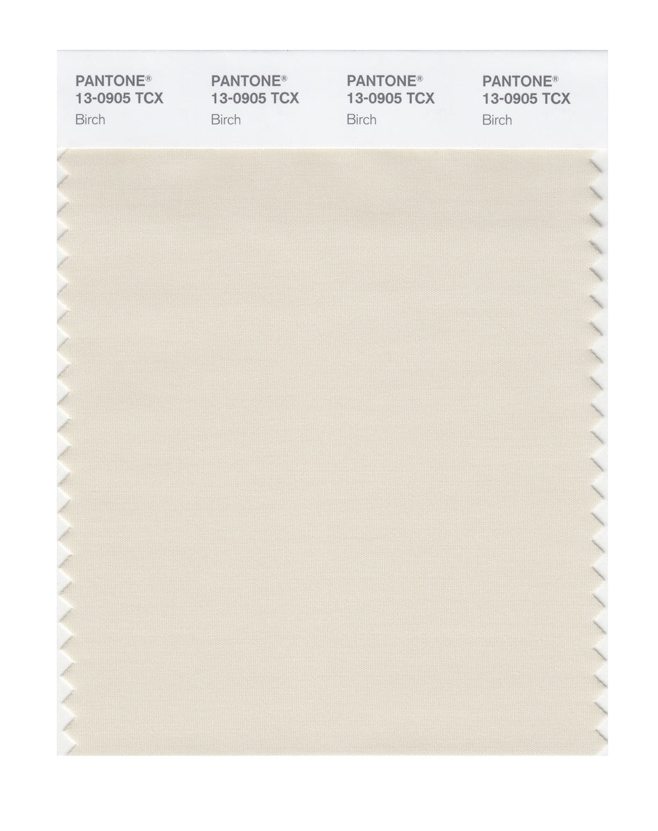Birch Color Code Pantone SMART Color Swatch Card 13-0905 TCX Birch - Columbia Omni Studio