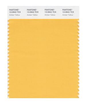 Pantone SMART Color Swatch 13-0942 TCX Amber Yellow